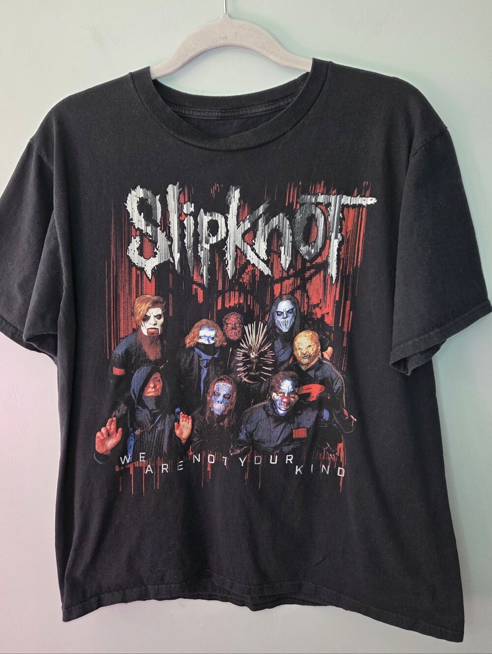 Slipknot, We Are Not Your Kind, T Shirt 2 Sided Distressed Metal Band No Tag